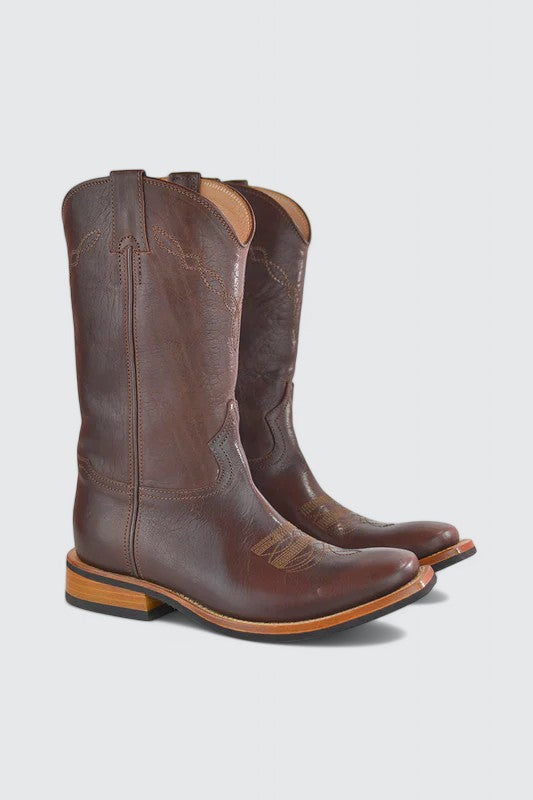 Testiera Orecchio Singolo West 74 Con Fibbie Turchese Piumate – Pelle Marrone 5/8