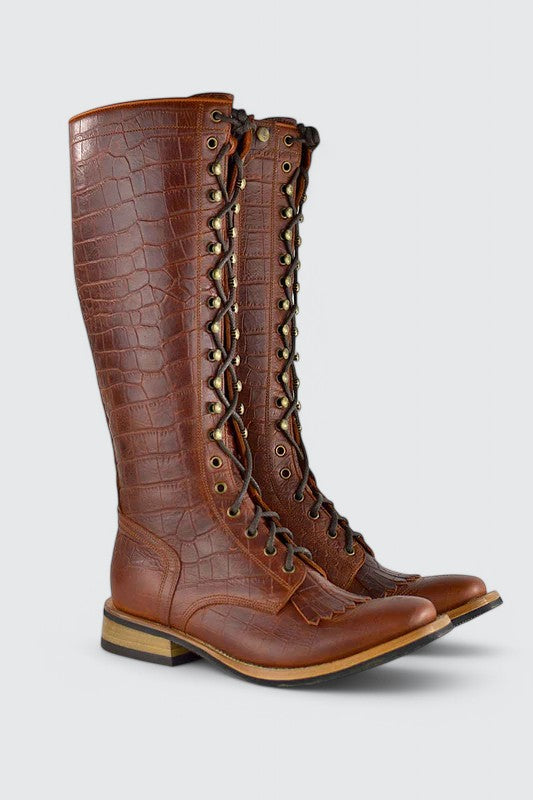 Stivali Western per equitazione May Cotto Secchiari Boots