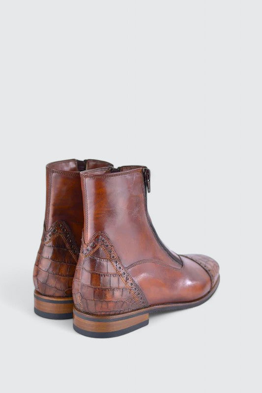 01 antique crocco brown
