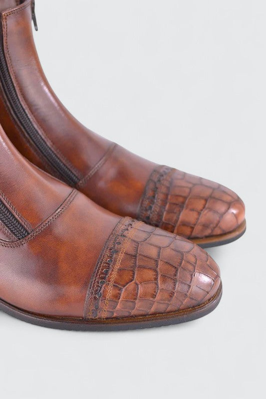 01 antique crocco brown