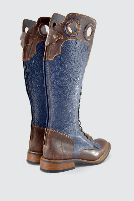 Vernon vaca brown flower blu