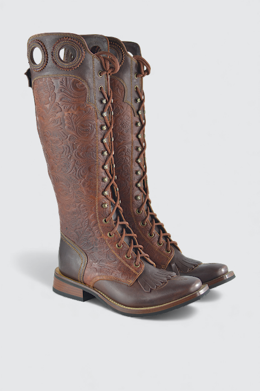 Vernon dark brown flower cotto 3