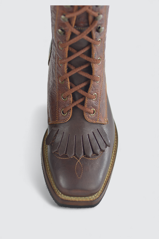 Vernon dark brown flower cotto 3