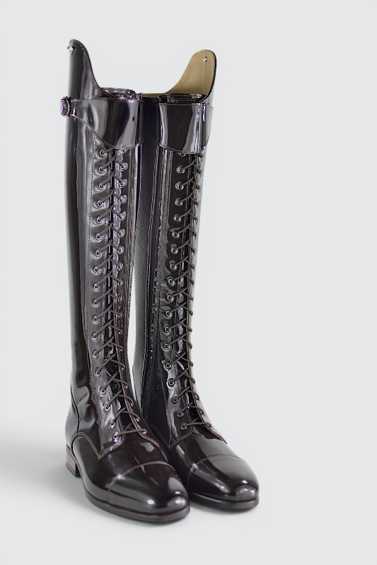 Elodie patent dark brown