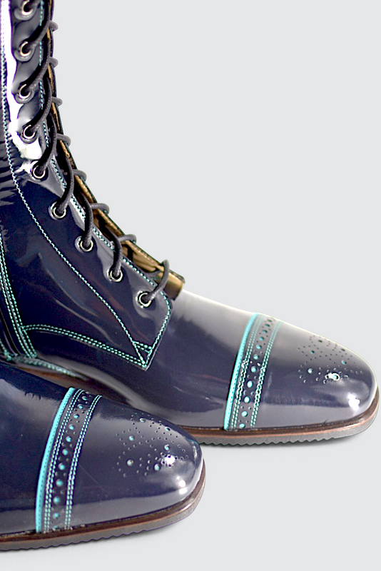 Elodie dark blu turchese