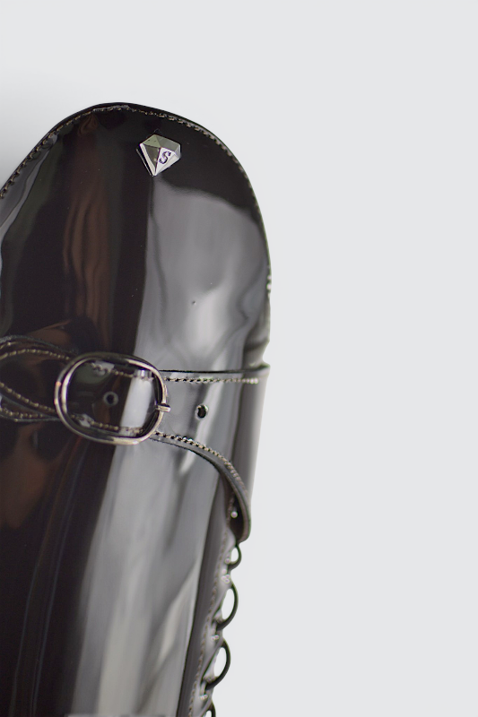 Elodie patent dark brown
