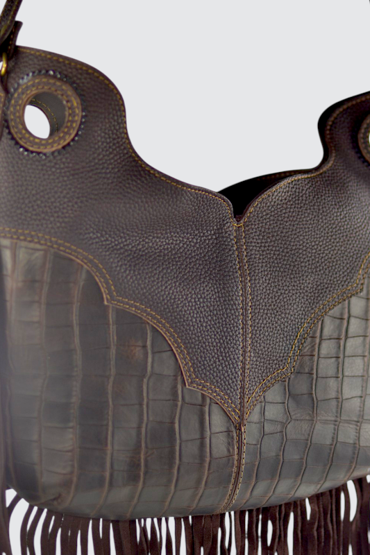 BISBEE CROCCO DARK BROWN
