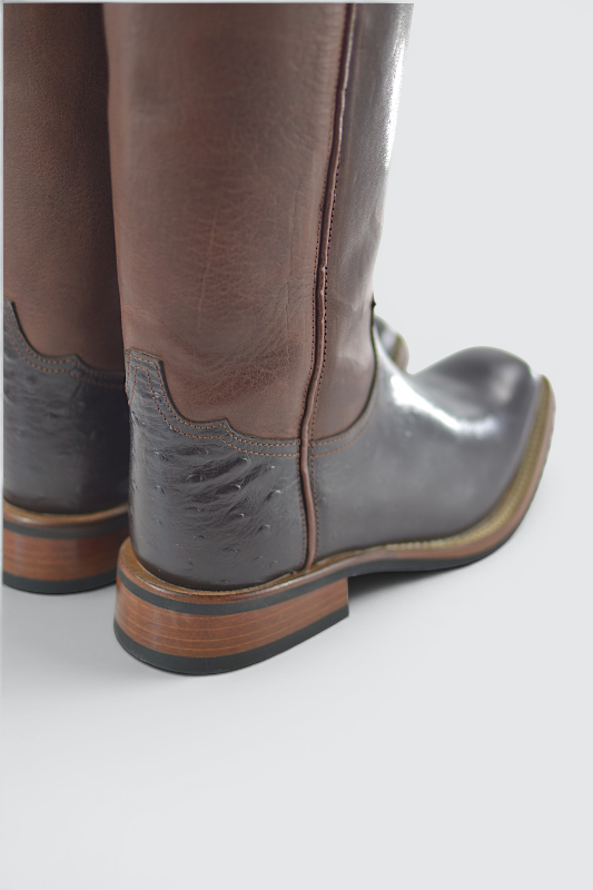 Pecos ostrich dark brown 11