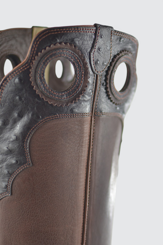 Pecos ostrich dark brown 11