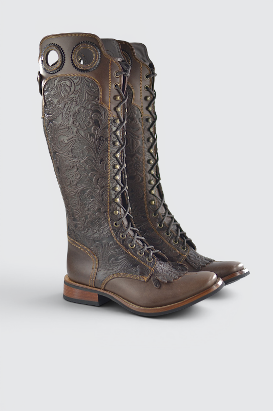 Vernon boston flower dark brown