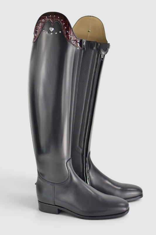 Roma top crocco burgundy