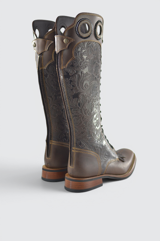 Vernon boston flower dark brown