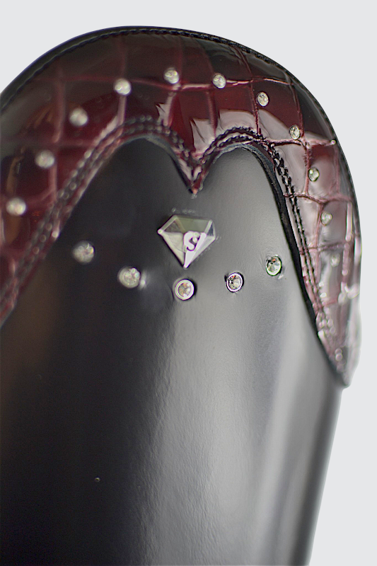 Roma top crocco burgundy