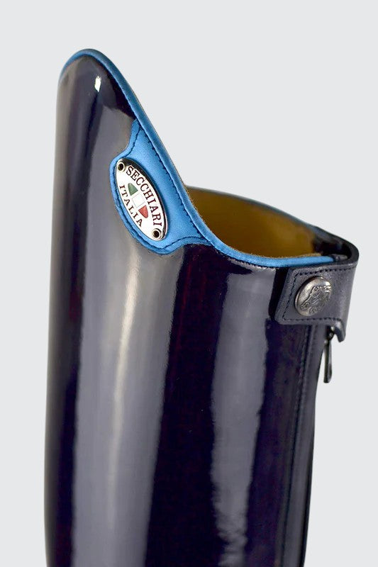 Aachen dark patent blue
