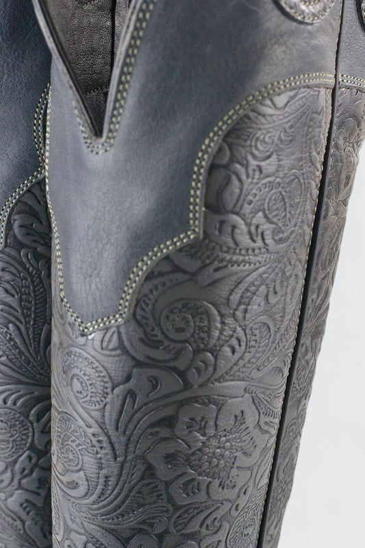 Buckaroo black flower 