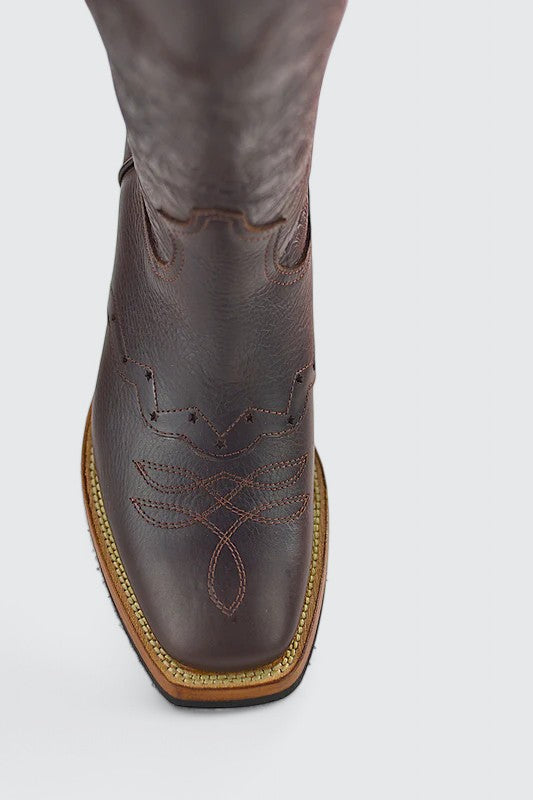 Buckaroo flowers dark brown