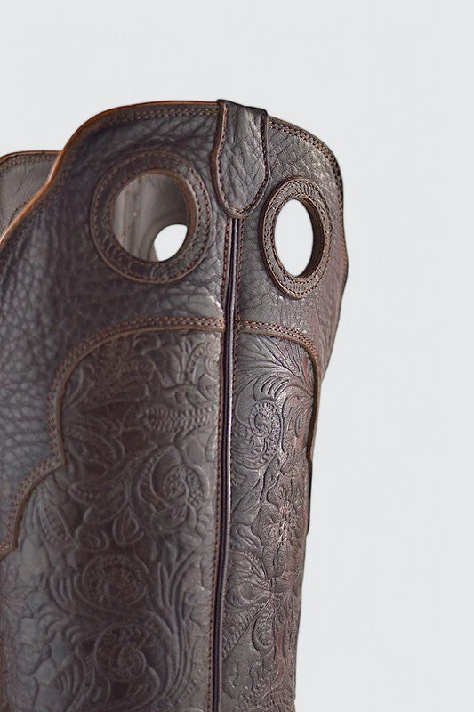 Buckaroo flowers dark brown