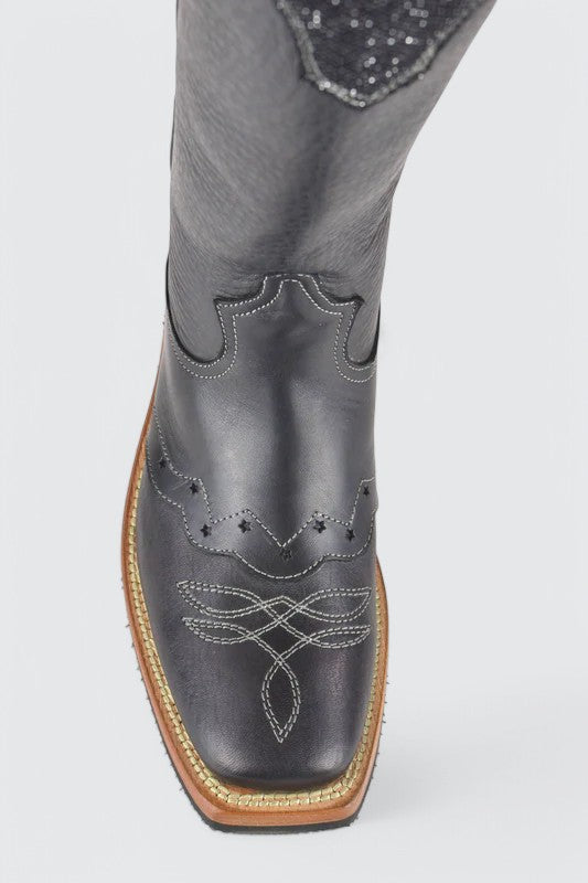 Buckaroo glitter black