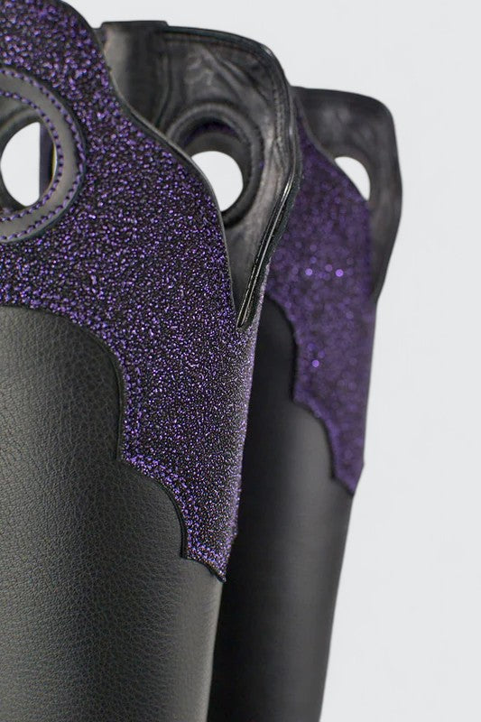 Buckaroo glitter purple