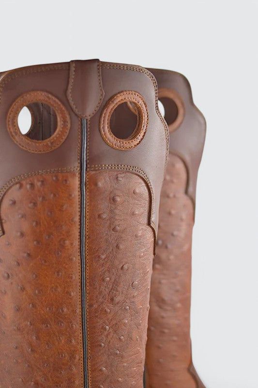 Buckaroo marrone struzzo cotto