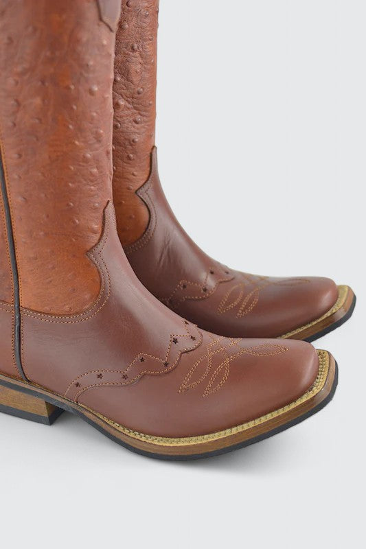 Buckaroo marrone struzzo cotto