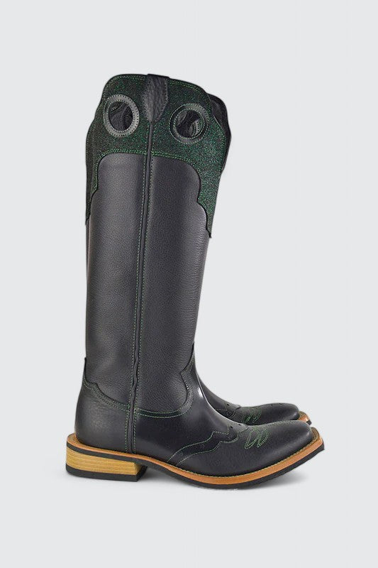 Buckaroo nero glitter verde