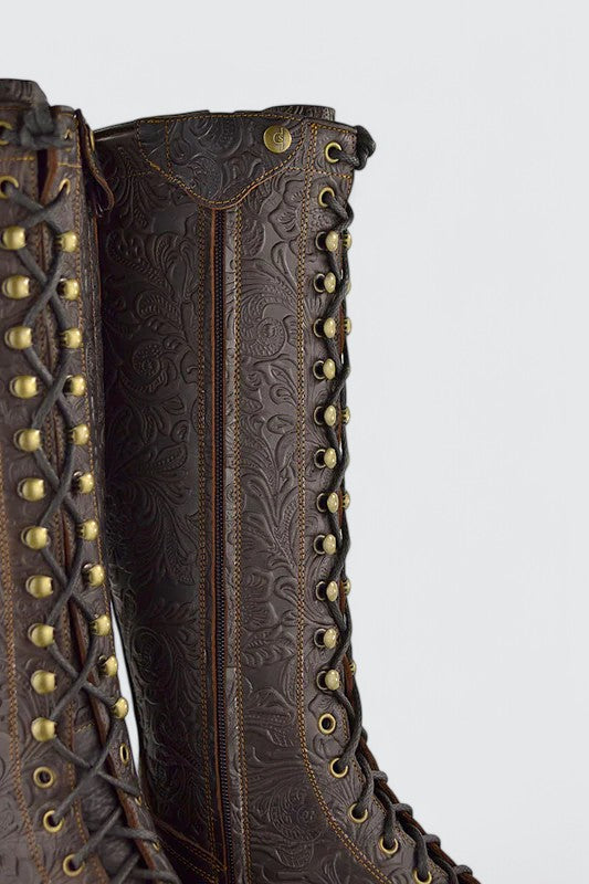 May flowers dark brown