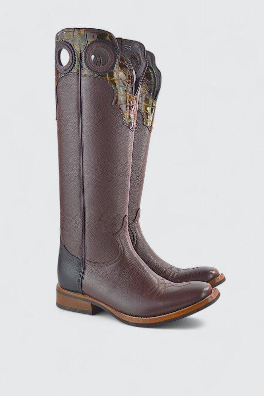 Pecos brown crocco green