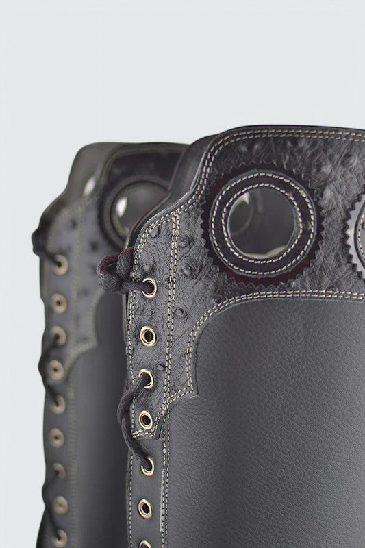 Valentine ostrich black