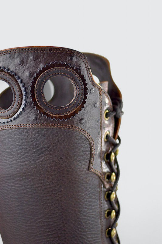 Valentine ostrich brown