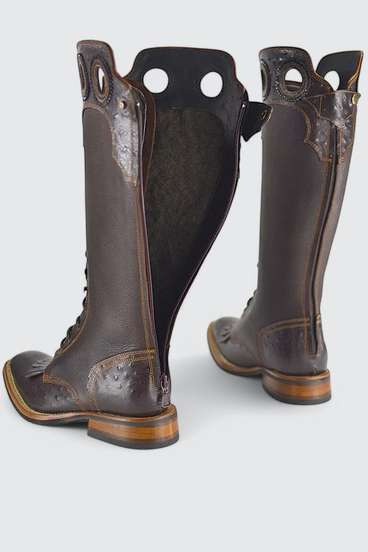 Vega ostrich dark brown