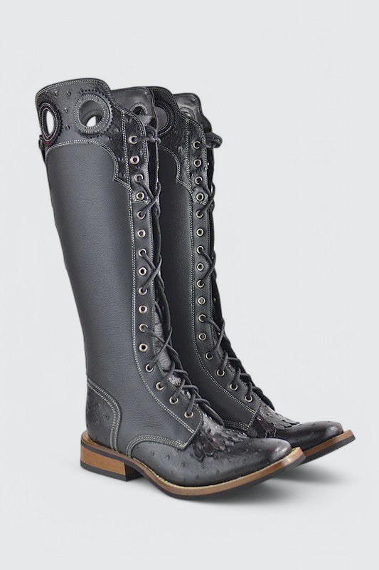 Vernon ostrich black