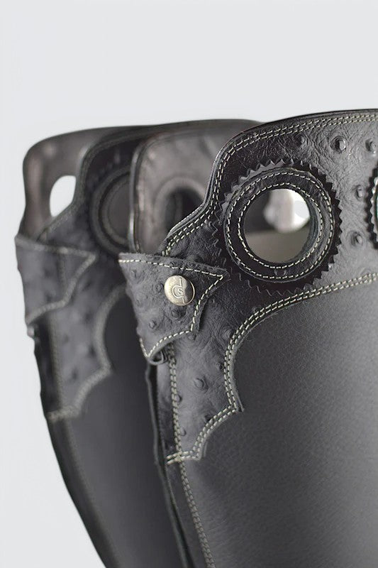 Vernon ostrich black