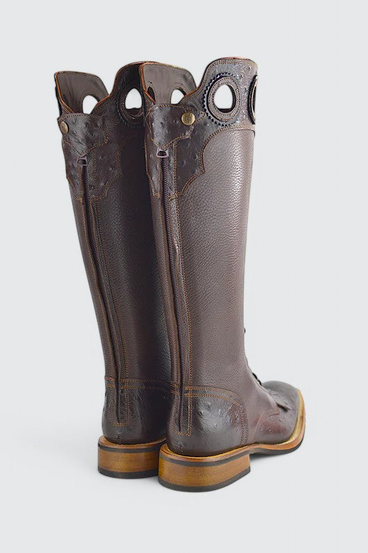 Vernon ostrich brown
