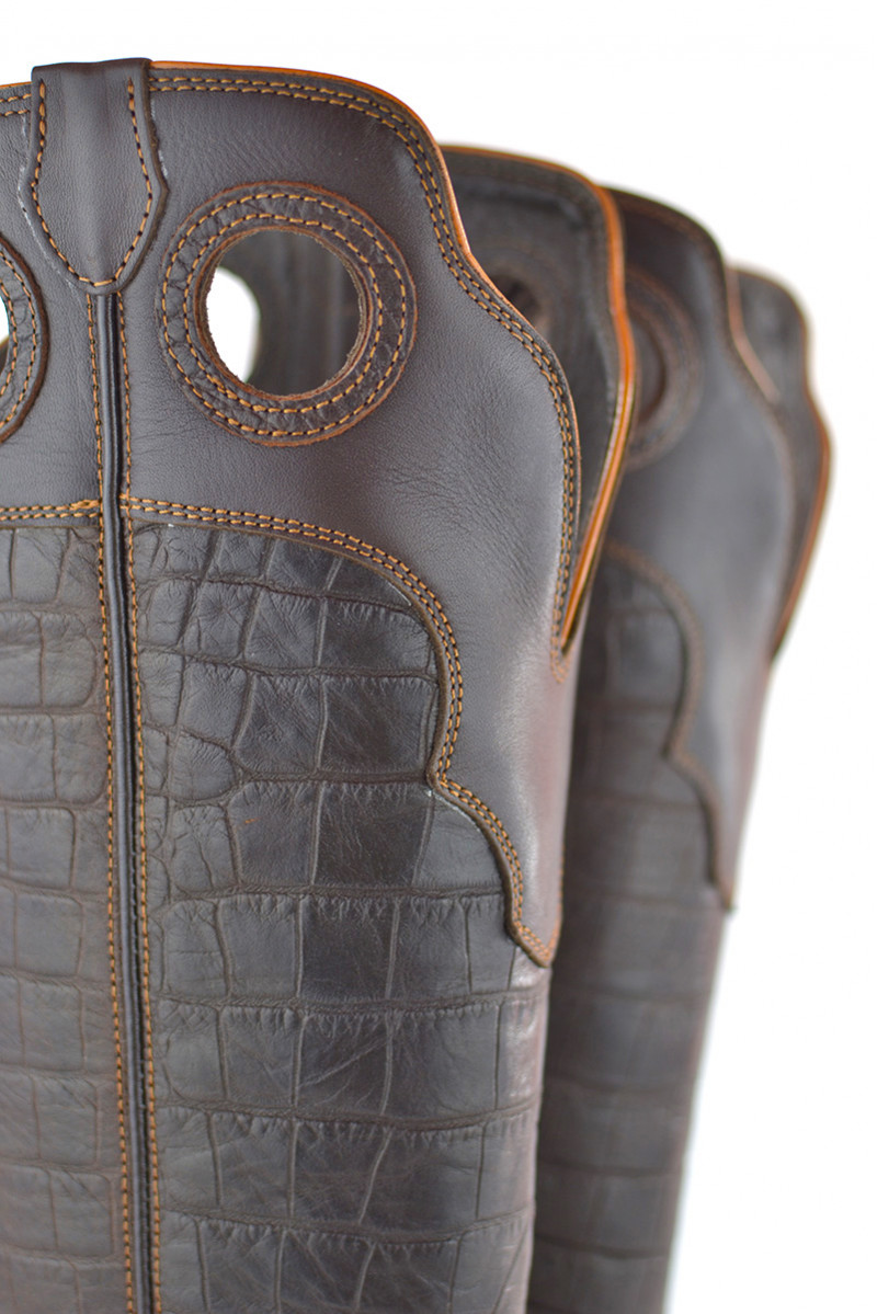 Buckaroo crocco dark brown 