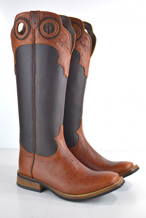 Pecos ostrich cotto-dark brown